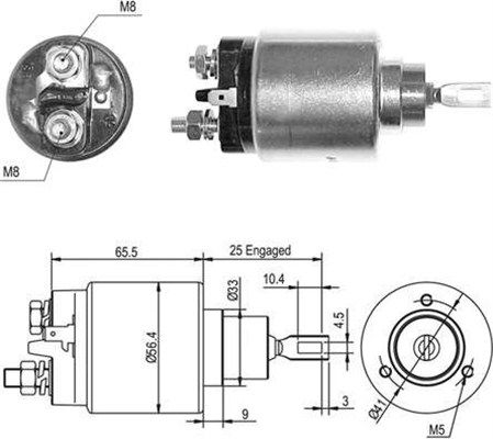 MAGNETI MARELLI Ievilcējrelejs, Starteris 940113050407